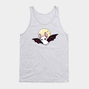 white bat simplified Tank Top